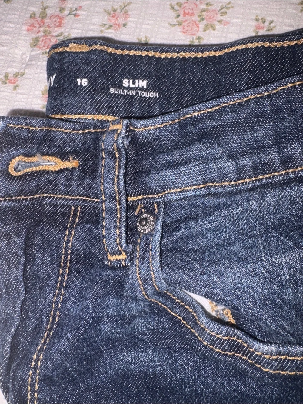 Old Navy Kids Dark Blue Denim Set 3 Jeans